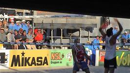After settling into the hostel and having our meals, we cycled down to Vågen Harbour, Stavanger, where we found the World Beach Volleyball Championship was taking place everywhere.